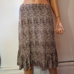 Josephine animal print skirt, NWT.